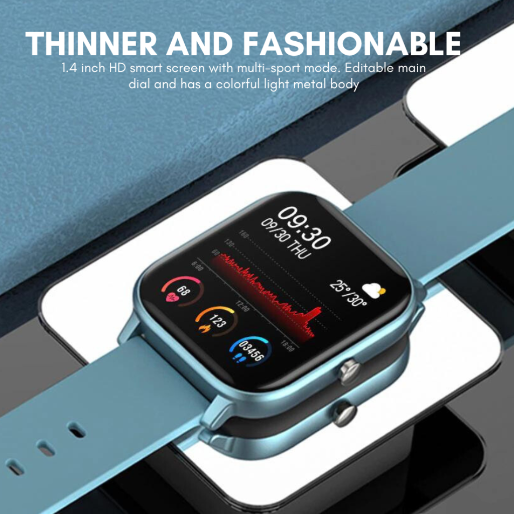 Smart Watch Fitness Tracker Heart Rate Monitor Multi Function