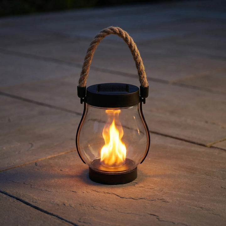 Solar Powered Lantern Outdoor Light Hanging Pathway