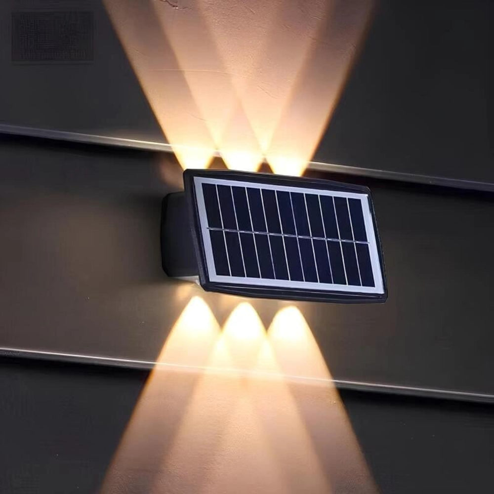 Solar Powered Outdoor Lighting Wall Garden Accent