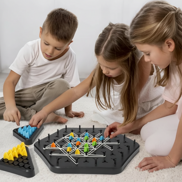 Strategy Board Game Family Indoor Triangle Chess Foldable