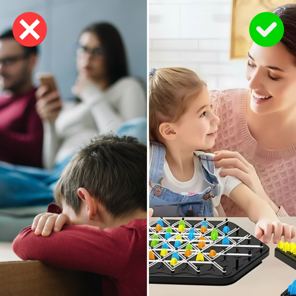 Strategy Board Game Family Indoor Triangle Chess Foldable