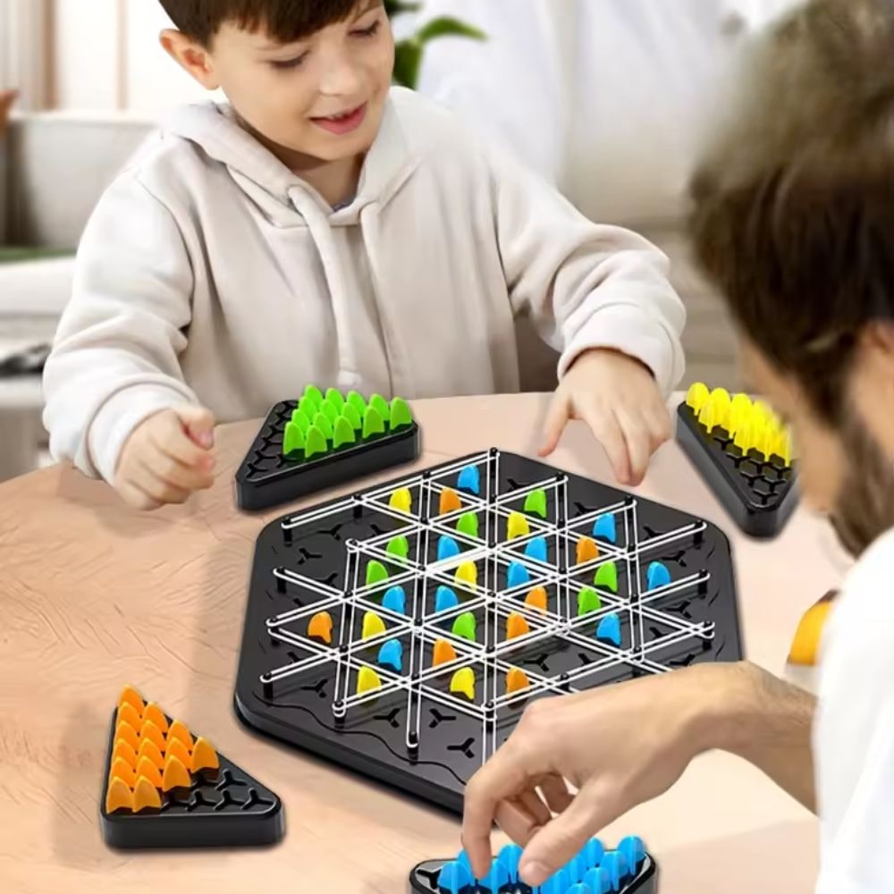 Strategy Board Game Family Indoor Triangle Chess Foldable