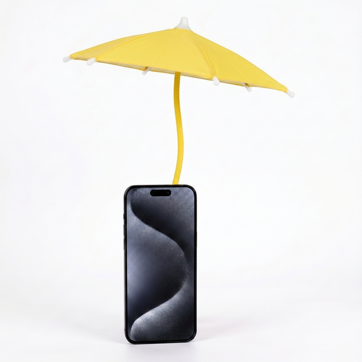 Sun Protection Phone Umbrella Adjustable Gooseneck