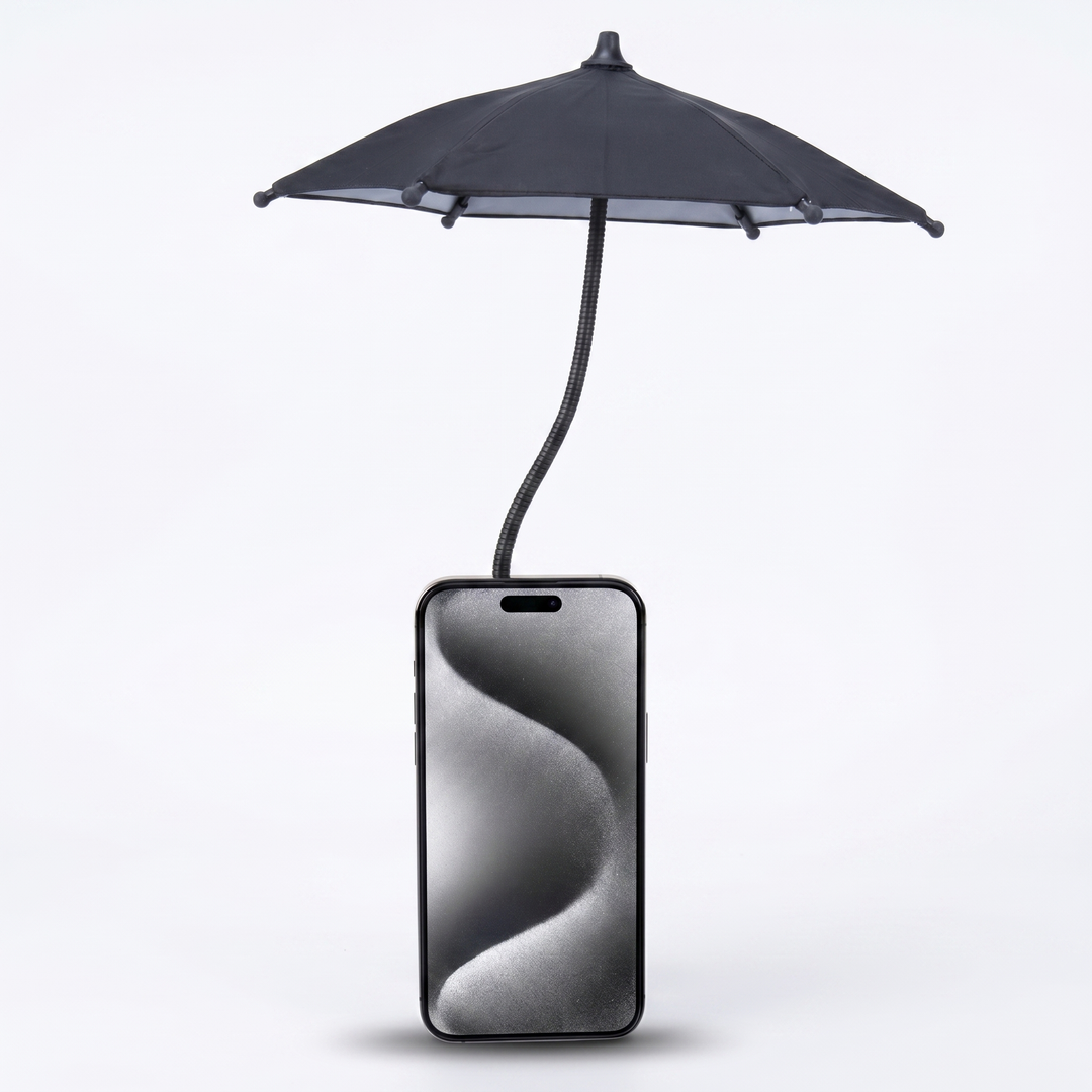 Sun Protection Phone Umbrella Adjustable Gooseneck