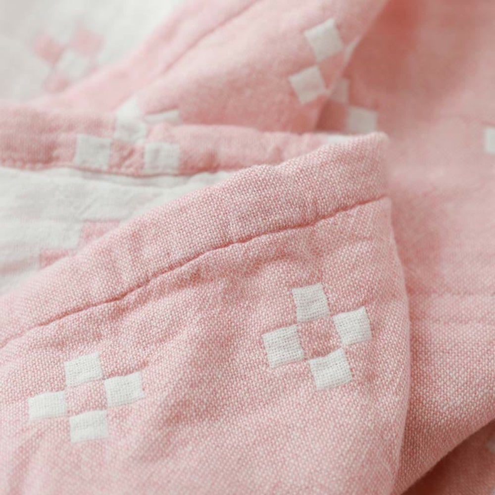 Throw Blanket Cotton Blanket Fluffy Geometric Pattern
