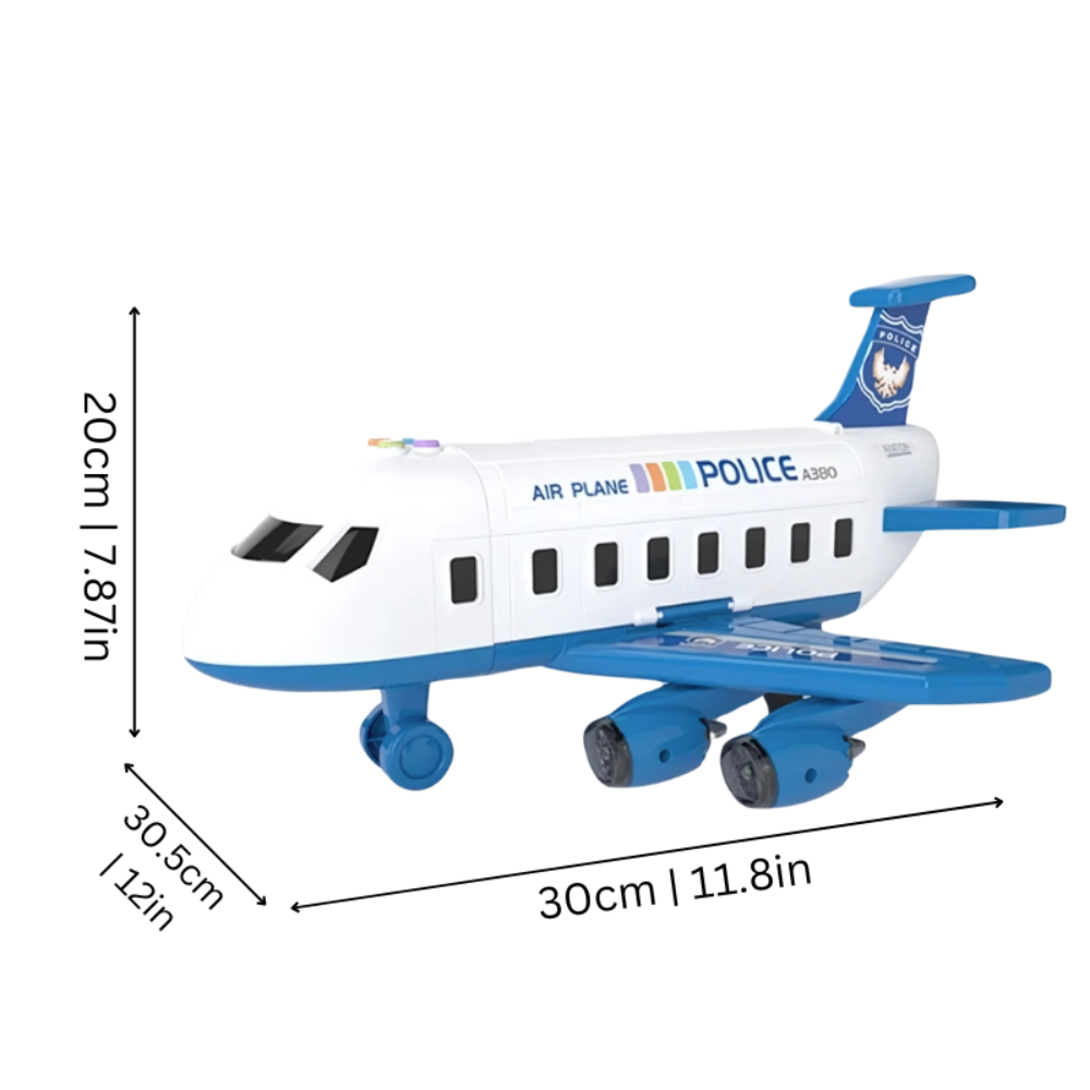 Transformable Airplane Playset Accessories Fun Playtime
