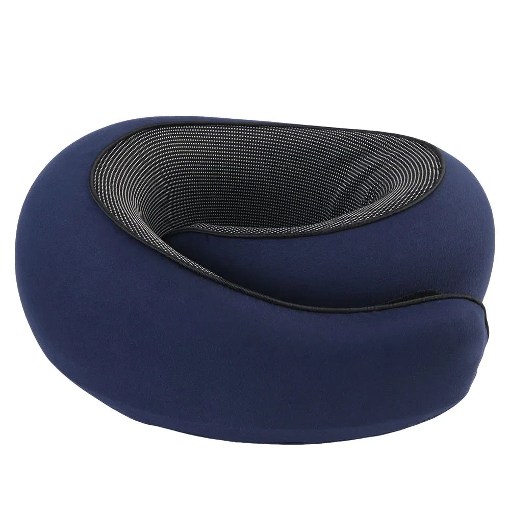 Travel Neck Pillow Memory Foam U-Shaped Neck Roll