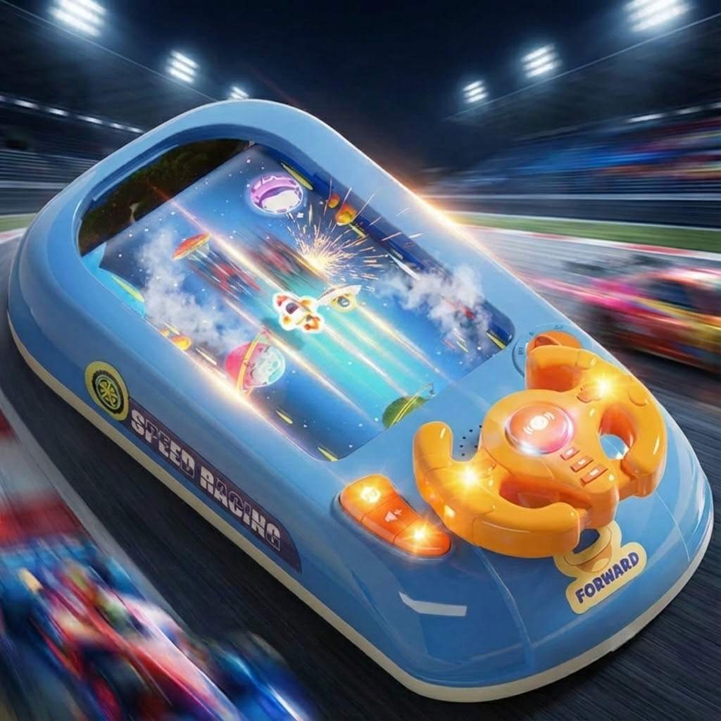 Racing Game Console Interactive Steering Wheel Toy