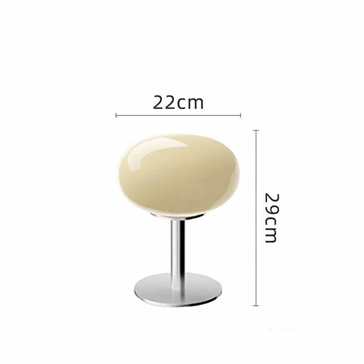 Italian Designer Glass Table Lamp | Modern Retro Accent Light