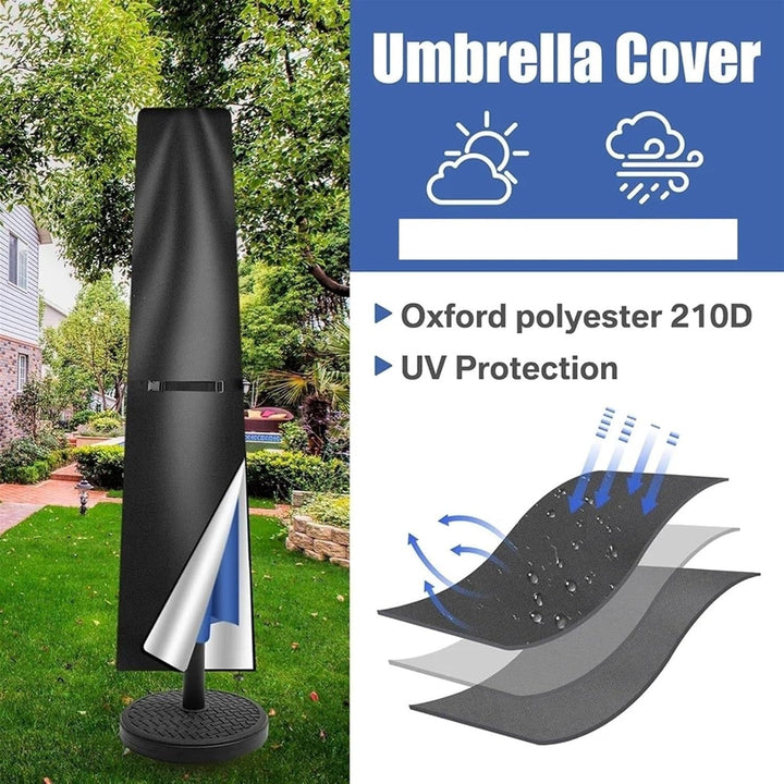 Umbrella Cover Garden Accessory Weather Resistant Design