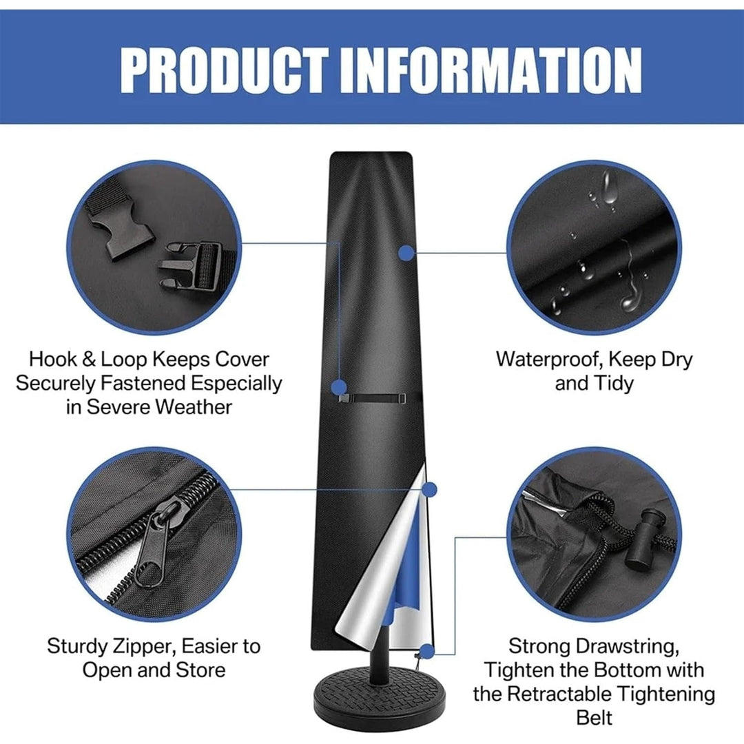 Umbrella Cover Garden Accessory Weather Resistant Design