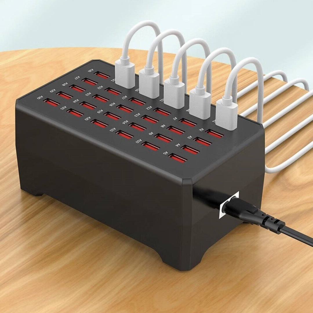 USB Charger 30 Port Multi Device Charging Station