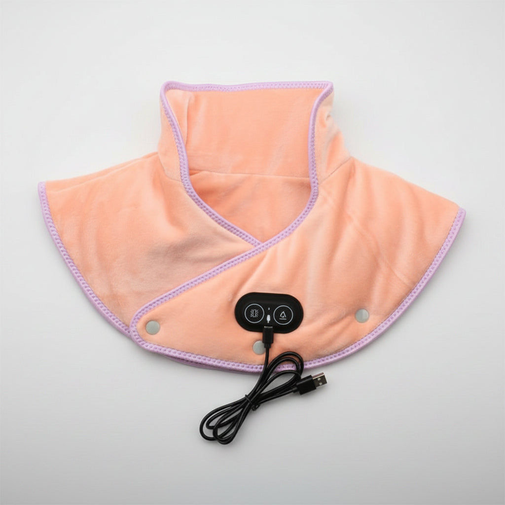 Vibration Massage Heating Pad USB Powered Electric Heated