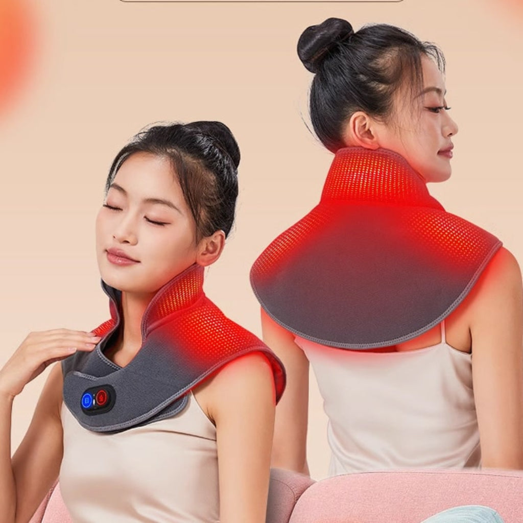 Vibration Massage Heating Pad USB Powered Electric Heated