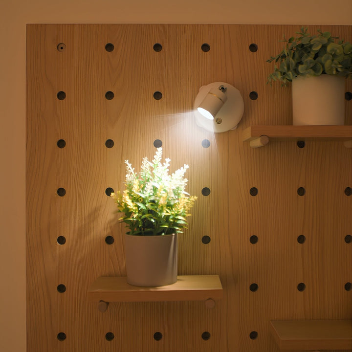 Wall Sconce Battery Operated Modern Adjustable LED Spotlight