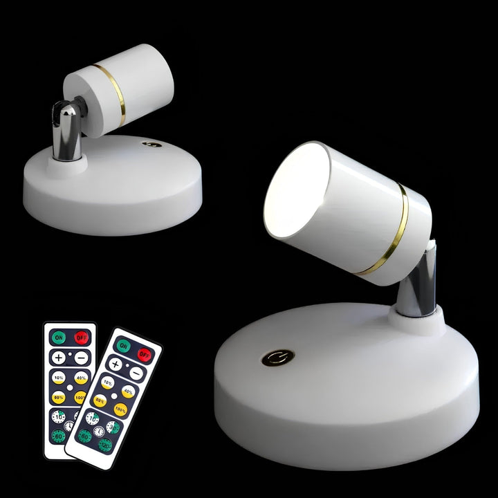 Wall Sconce Battery Operated Modern Adjustable LED Spotlight