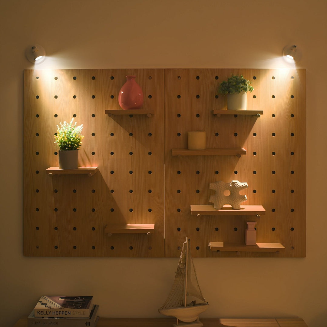 Wall Sconce Battery Operated Modern Adjustable LED Spotlight