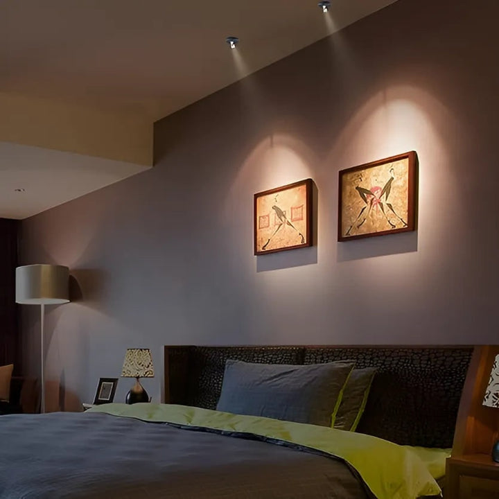 Wall Sconce Battery Operated Modern Adjustable LED Spotlight