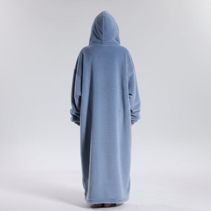 Oversized Hoodie Blanket Adults Soft Wearable Blanket Cold Days