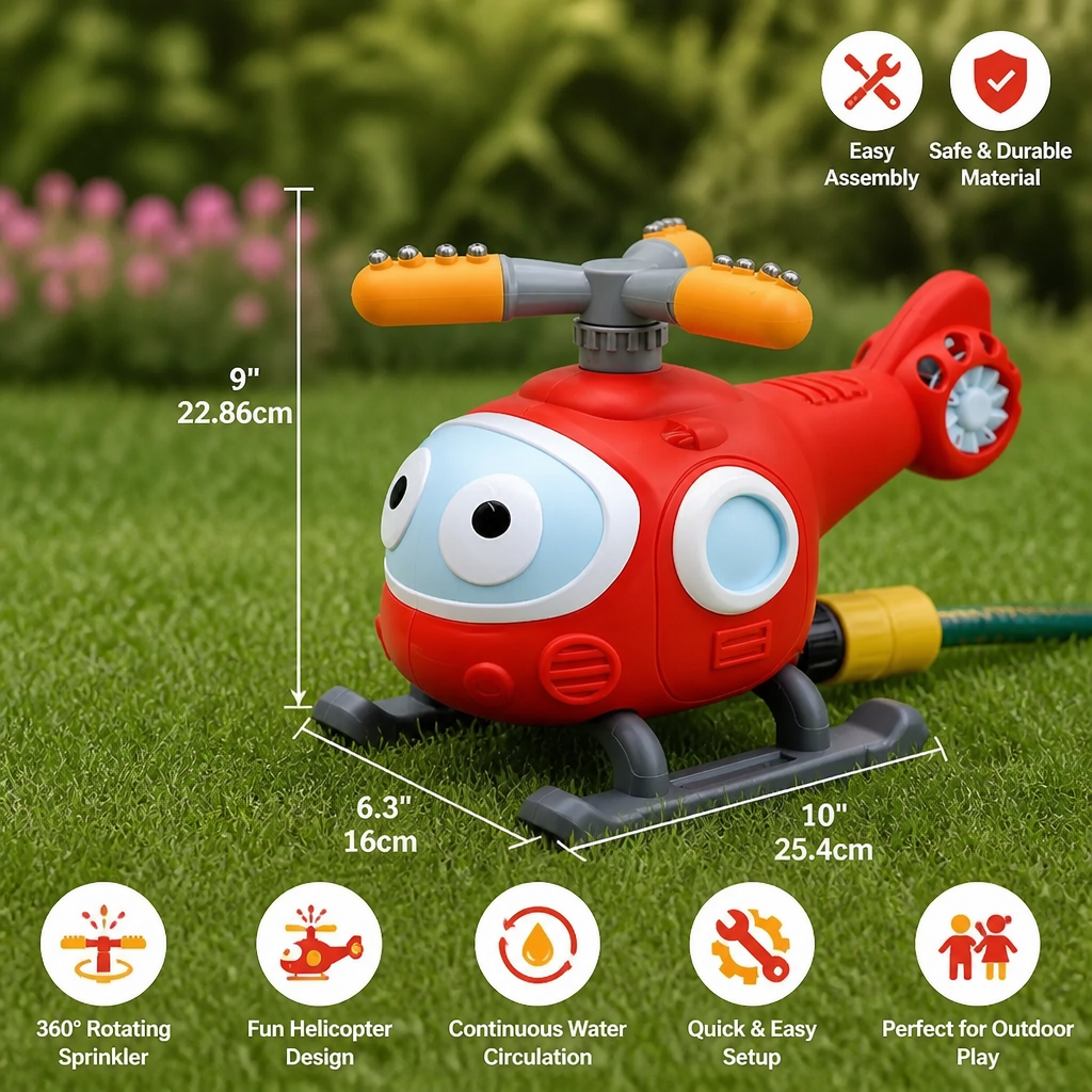 Water Sprinkler Toy Outdoor Summer Fun Playtime Activities