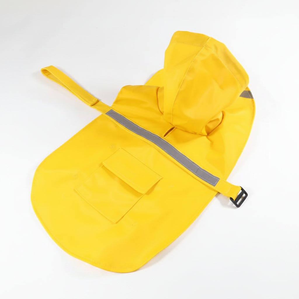 Waterproof Dog Raincoat Adjustable Hooded Design Pet Raincoat