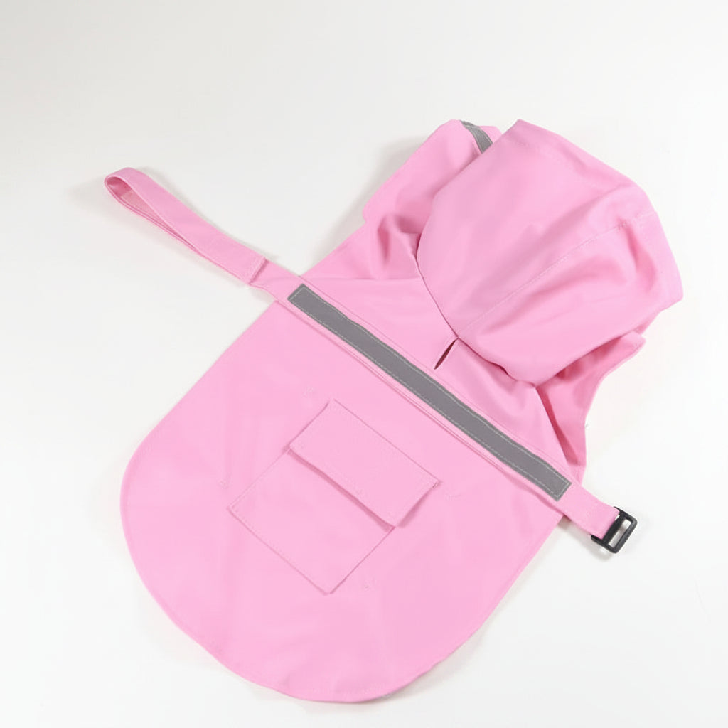 Waterproof Dog Raincoat Adjustable Hooded Design Pet Raincoat