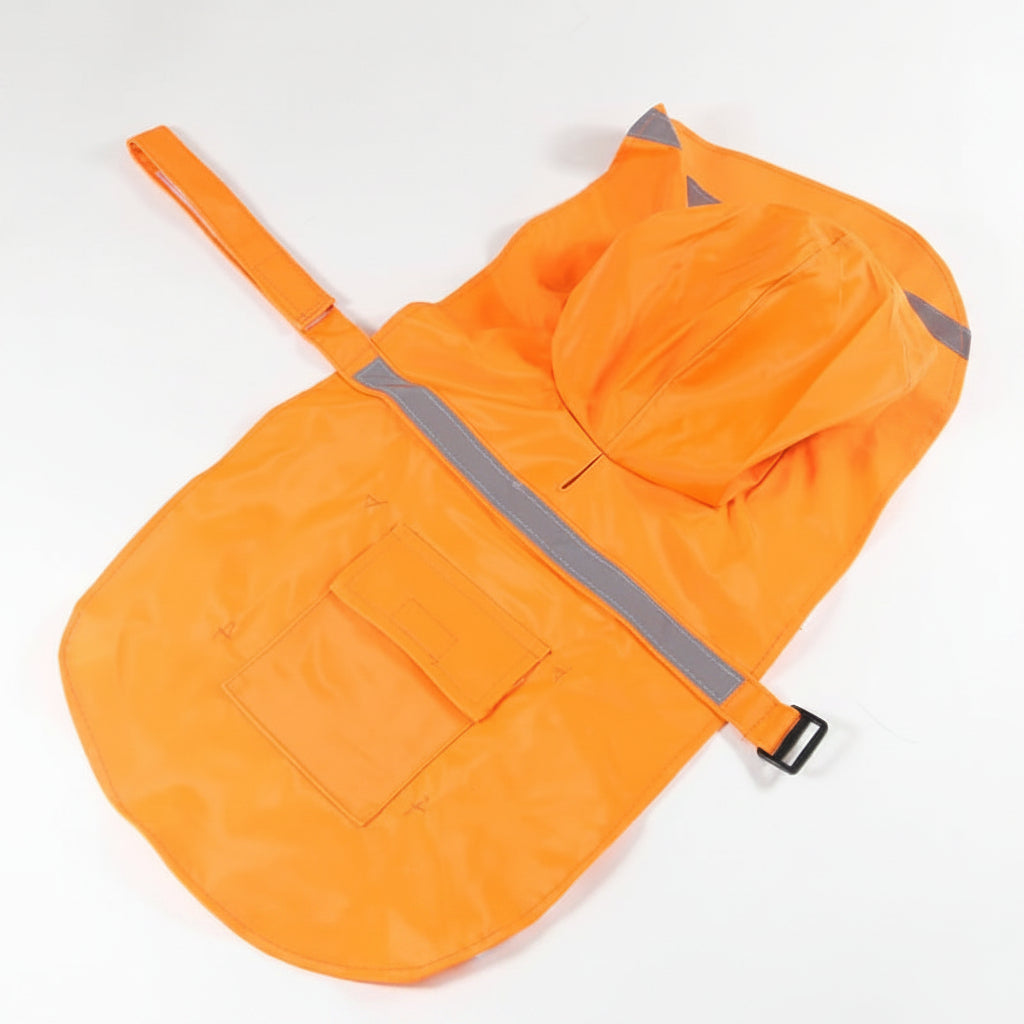 Waterproof Dog Raincoat Adjustable Hooded Design Pet Raincoat