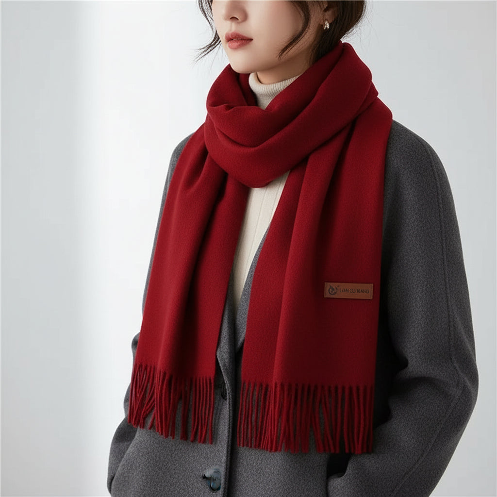 Winter Scarf Warm Cozy Cashmere Winter Soft Texture