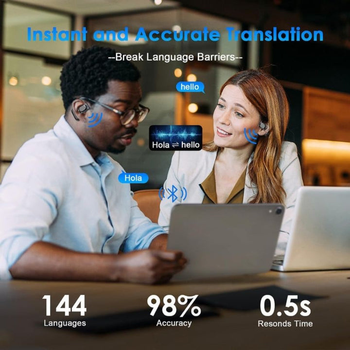 Wireless Earbuds Type C Charging Smart Translation Function