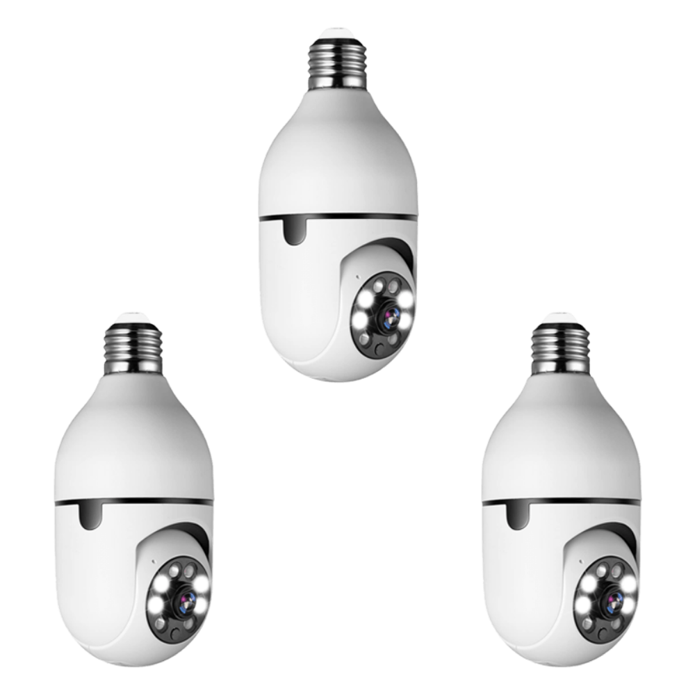 Wireless Security Camera Lightbulb Indoor Outdoor Use