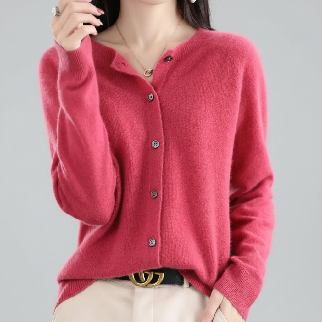 Womens Knitted Jumper Cardigan Warm
