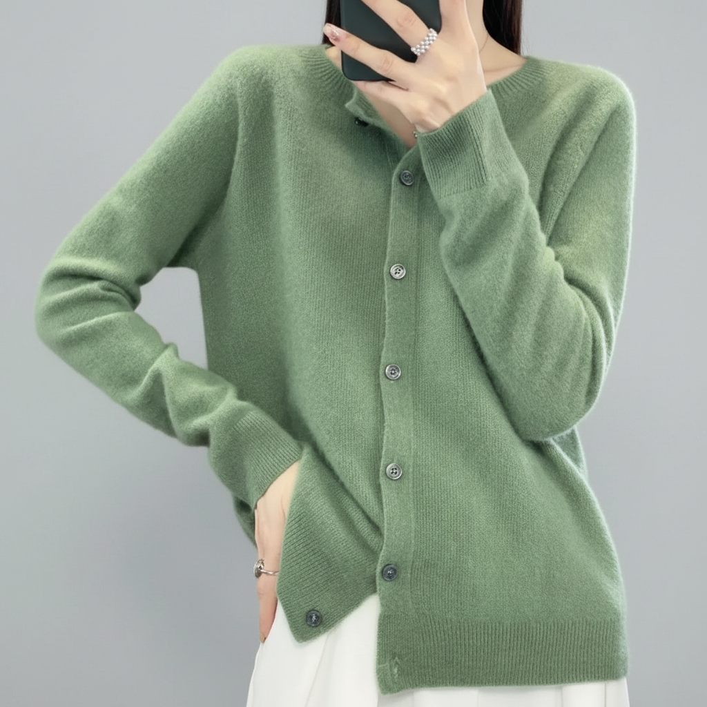 Womens Knitted Jumper Cardigan Warm
