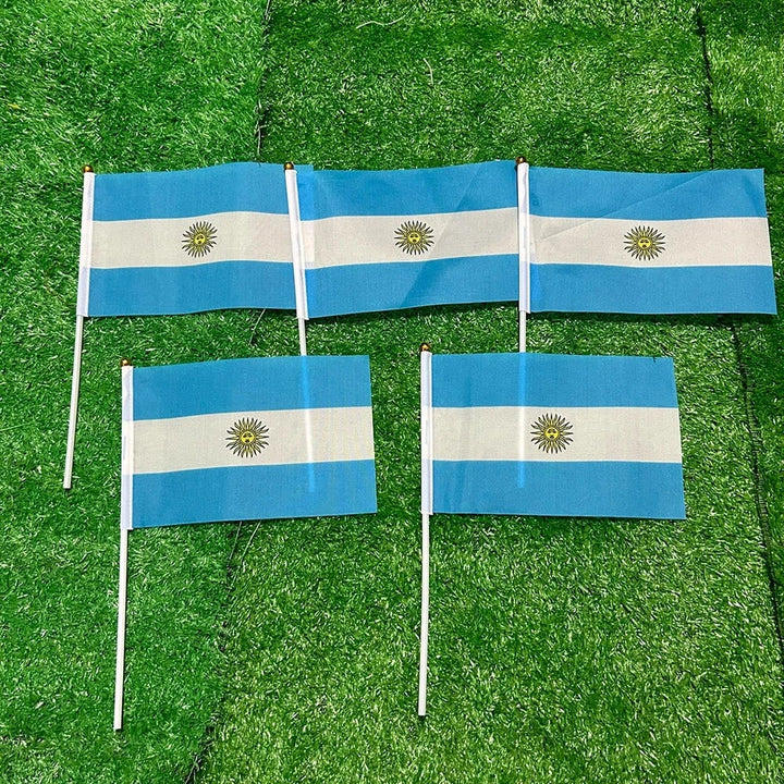 World Cup Argentina Flag National Flag Miniature