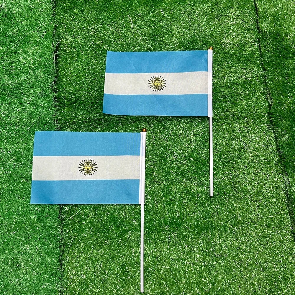 World Cup Argentina Flag National Flag Miniature