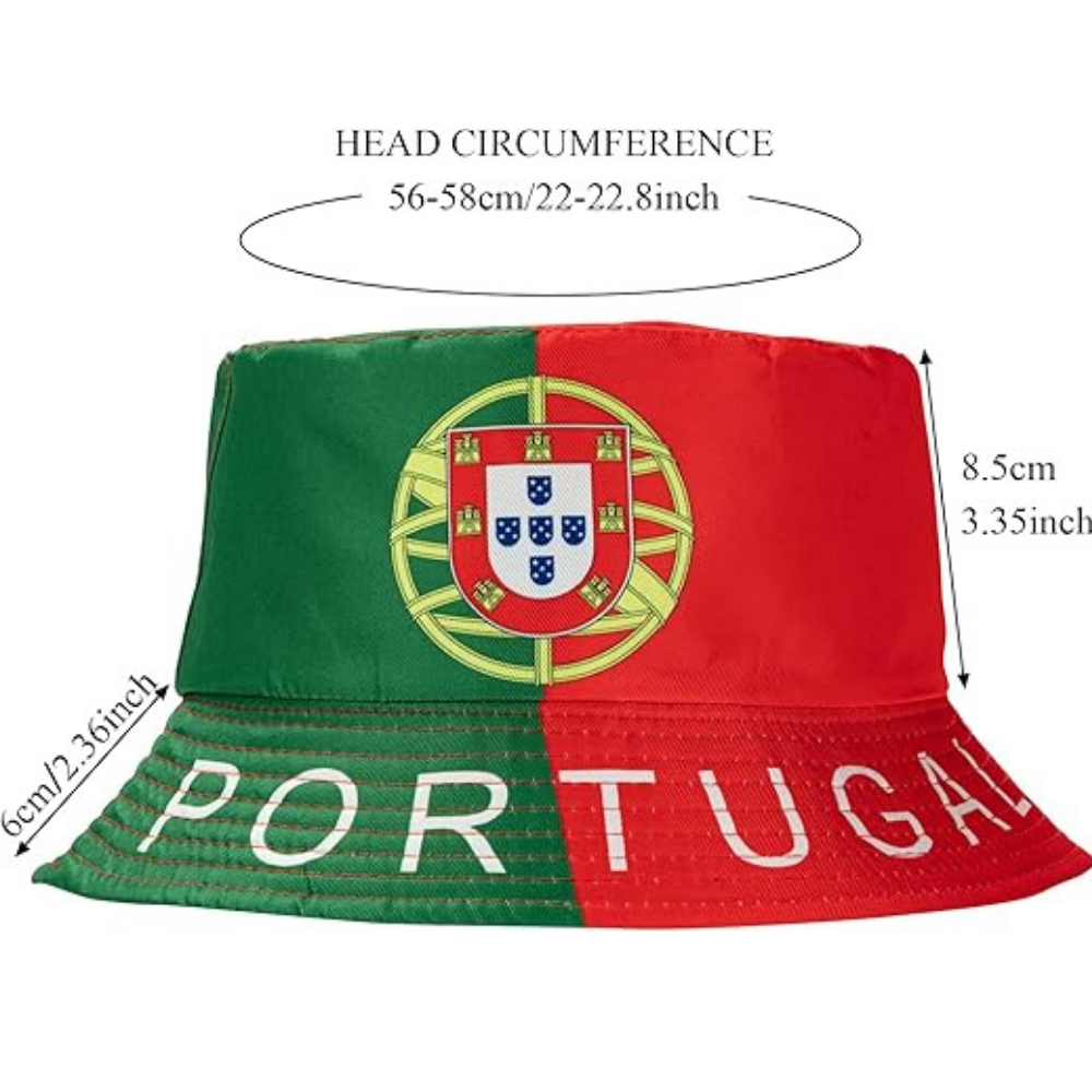 World Cup Bucket Sun Hat Reversible Mesh Foldable