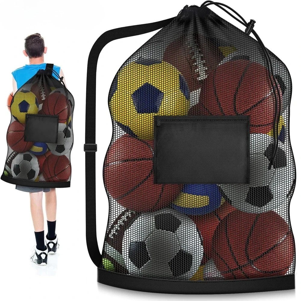 World Cup Sports Backpack Drawstring Mesh Gear Equipment