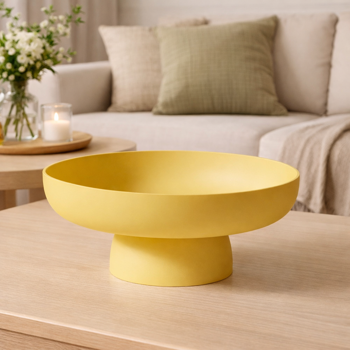 Retro Fruit Bowl Ceramic Kitchen Counter Decorative Serving Bowl